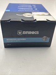 BRINKS ; Transitional Privacy Locking Interior Wave Door Lever, Satin Nick