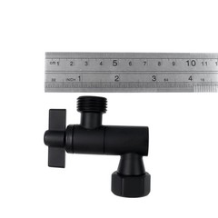 Chinflly Adjustable Shower Head Extension Adapter, 0.79 inches / 20 mm, Black