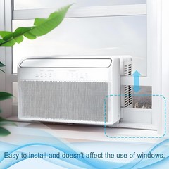 Foam Block U-Shape Window Air Conditioner Units 2 Pack Insulation AC Side Foam