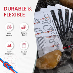 Arborist Knots Card Set – 10 Essential Knots for Camping, Climbing, & More – Wat