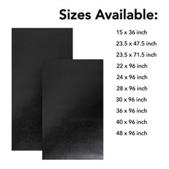 RESILIA Work Bench Mat – 15” X 36” X 0.06″ Scratch-Resistant 15″ x 36″, Black