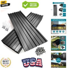 10 Pcs Metal Roofing Panels, 6.1 Feet Corrugated Galvanized Roofing Panels Me…