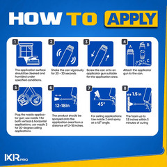 Spray Foam Insulation Kit (18 PK Kit-26.46Oz) Expanding Sealant, Closed Cell Spr