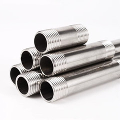 1Pc Stainless Steel Double Male Thread Extension Tube 1/2″3/4″1″ Garden Irrigati