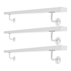 3.05M Stainless Stair Rail 101×9.8cm – Baking Paint Rectangle, Wall Mount US! US