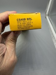 Brasscraft brilliance polished brass pvd sweat angle stop 1/2” CS40B BRL