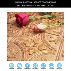 False ceiling tiles Interior roof panels for Cafe PLB10 Vintage brown gold 10pcs
