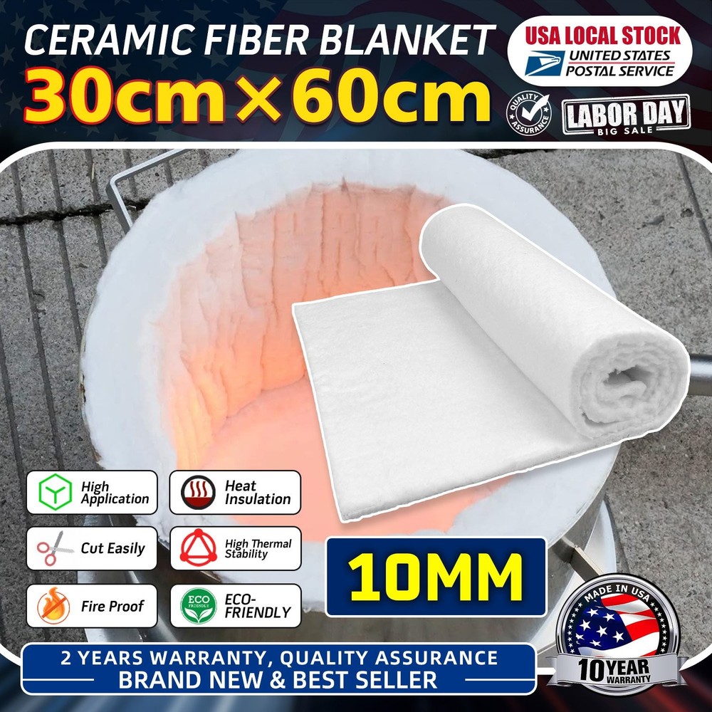 24″×12″ Ceramic Fiber Insulation Mat High Density High Temperature Insulation US