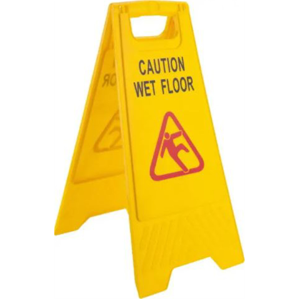 48434997 Caution – Wet Floor, 12″ Wide x 24″ High, Plastic Floor Sign