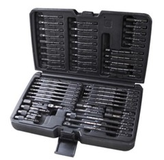 J S Products 78633 Steelmanpro Impact Grade Bit Drivers, 50 Piece Set With Case