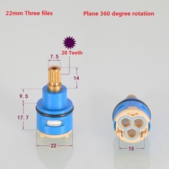 Ceramic Disc Cartridge Water Mixer Tap Inner Control Faucet Regulator Valve Core