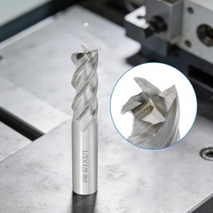 Square End Mill 1/2in Cutting Dia 4 Flute Straight 2pcs