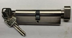 ASSA ABLOY LOB ARES WG54-44-70-06 MATTE NICKEL PROFILE CYLINDER DRUM INSERT KNOB