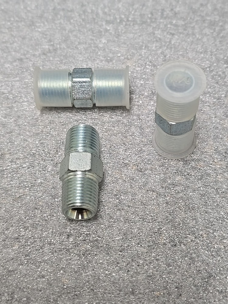 1/8″ Male NPT x 1/8″ Male NPT Hex Nipple Connector; Qty 5