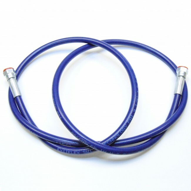 EXITFLEX PA14B-10FBE 1/4″ ID PAINT HOSE 1/4″ x 5000 PSI x BLU 1/4″ NPT SWIVELS