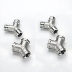 3-Way BSP Male Female Thread Connector Pipe Adapter Fitting Tube A2 1/4″ – 2″