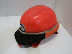VINTAGE ADJUSTABEL SCHUBERTH SAFETY SOHIO HARD HAT WEST GERMANY EAR COVERS