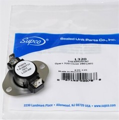 Supco L320-40 Heater Limit Thermostat Thermodisc Open On Rise