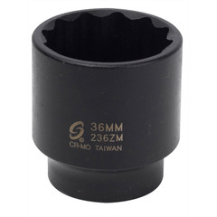 Sunex 236ZM Sunex 1/2 in. Drive 12-Point Impact Socket,