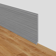 Flexible Baseboard Molding Trim 4 Inch X 20 Feet Self-Adhesive Vinyl Wall Base P