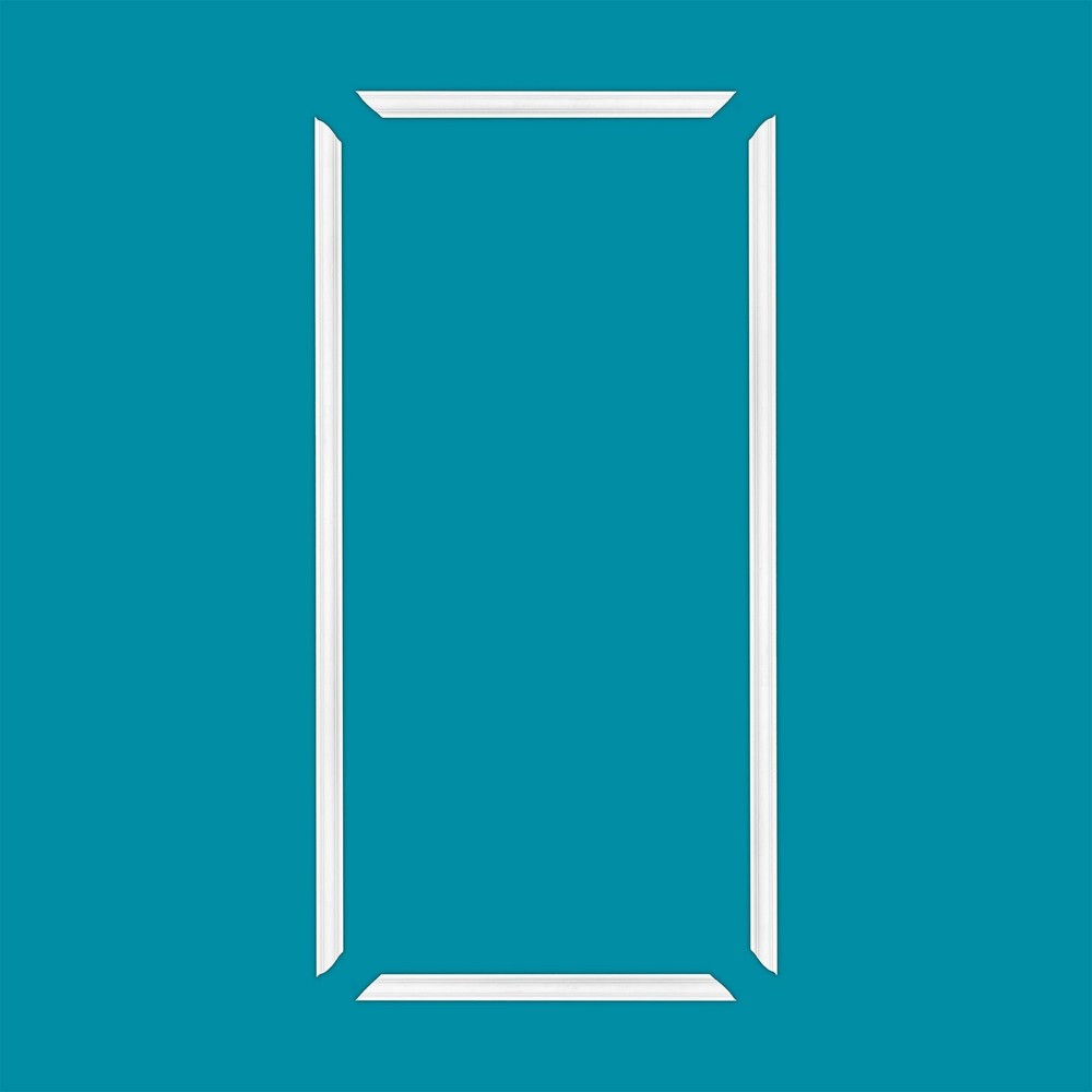 Outwater 24″ X 54″ White Pre-Mitered Wall Box Panel Frame Kit with Adhesive,