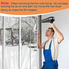 87×118in Patio Door Window Insulation Kit for Winter- Thicken 87″ × 118″