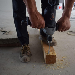 Drill Mixer Set with Spade Handle 1/2 Inch Electric Corded Mixing Drill Machine