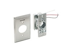 653 Keyswitch, SPDT- Clockwise Momentary Satin Stainless Steel