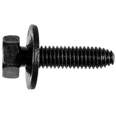 AVC.12065 AUVECO 12065 Hex Head Sems CA Point Body Bolt, M6 x 1 mm x 25 mm L x