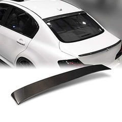 for Infiniti G37 Coupe 2008 2013 Carbon Fiber Rear Window Visor Spoiler Wing