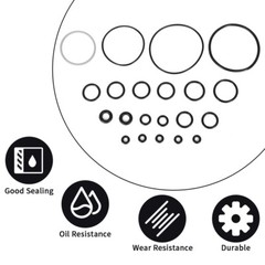 10 Set Complete Oring Seal Rebuild Kit 246355 for Graco Fusion AP Spray O-Rings