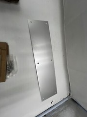 (Pack of 10) 71-628 Push Plate Aluminum Heavy Duty 4” x 16”