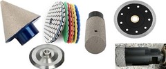 Diamond Tool Kit for Granite Marble Concrete Cutting Drilling Polishing