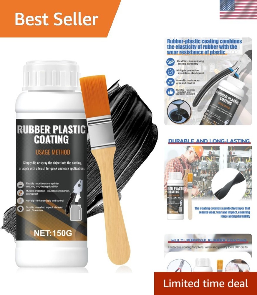 Rubber Coating Tool Handle Dip Spray Waterproof Anti-Slip Durable 150g