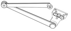Norton 6770-5-690 Closer Plus (CLP) Arm Assembly Duronodic Finish Closer Plus