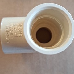 CPVC Tee LOT 3/4 In x 1/2 In x 3/4 In Solvent Weldable Charlotte Pipe