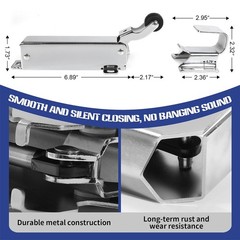 For Kason 1094 Hydraulic Door Closer Fits Heavy Duty Walk-in Freezers Fire Door