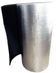 REFLECTIVE BLACK / SILVER FOIL Double BUBBLE Foil Insulation Roll 12X20 R8