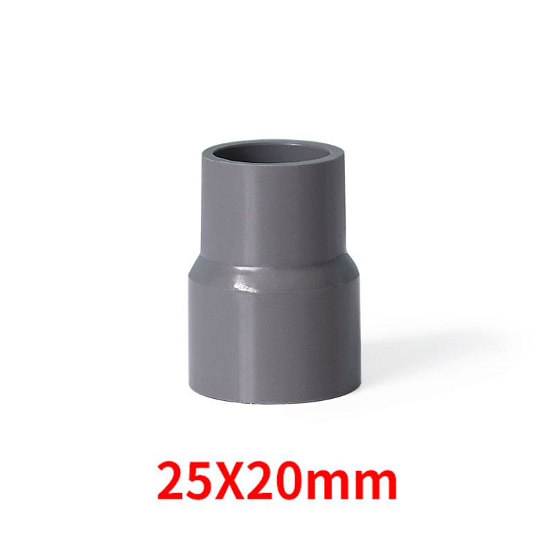 PVC Reducing Fitting Concentric Reducer Connector Grey Socket Coupling 20~160mm