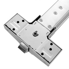 304 Stainless Steel Panic Exit Push Bar Door Lock With Keyed Entry 80cm