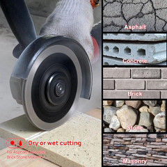 Sandwich Tuck Point Blade – 4-1/2 Inch Mortar Raking Chaser Dual Diamond Blade 7