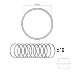Pack Of 10 Plastic Rings for Stretch Ceiling Fixture Installation 160mm $3/pc