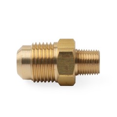 1/8 NPT Male to 3/8 SAE Flare Brass Pipe Fitting for Air Conditioning