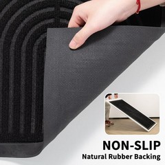 RORA Front Door Mat Outside Indoor Entrance, Heavy Duty Non Slip Welcome Door…
