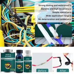 Waterproof Liquid Electrical Tape Insulating Wire Cable Repair Quick-Dry Sealant