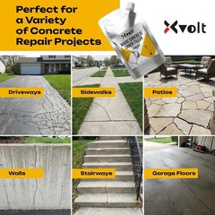 Concrete Crack Filler – Self-Leveling Sealant for Cement Concrete Hole Slab R…