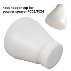 4pc Electrostatic Sprayer Hopper Cup Bottle For Powder Coating Spray Gun PC02/03