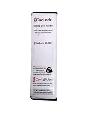 CS Cavity Slider 200 Series CaviLock 1-3/4 in. Nickel Non-Magnetic Door Lock