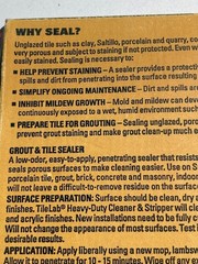 Tilelab Grout & Tile Sealer 1 Quart by Custom Building products + Applicator