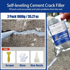 Concrete Crack Filler and Sealant, Quick Drying High Elasticity Cement Crack …